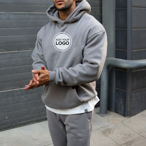 Street Wear Clothing Sweat suit Gym Wear Custom Logo Print Oversized <b>Track</b> suit - Product Image 4