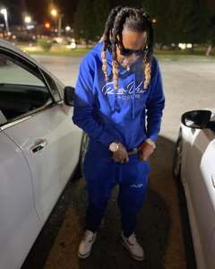 เสื้อมีฮู้ดทรงถุงผ้าคอตตอนคอมบ์มีไหล่สำหรับผู้ชาย700 800GSM น้ำหนักเบาเทอร์รี่ผ้าเฟรนช์ซีดกันแดด - Product Image 2