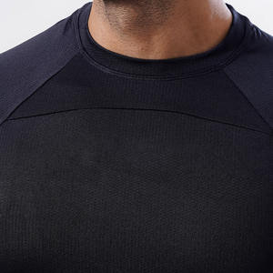 Camiseta de gimnasio personalizada para hombre Quick Mix Regular Fit Multi-Paneled Muscle Top Performance Design 220 Gramos Manga corta Estilo ajustado - Product Image 5