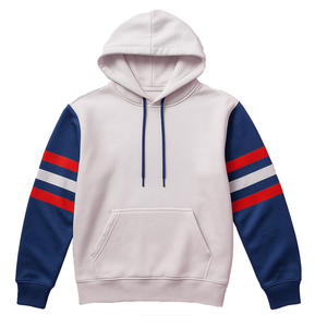 Vente en gros de sweats à capuche décontractés de qualité supérieure avec logo de marque personnalisé 100% coton respirant fabriqué au Pakistan pour la saison d'automne - Product Image 4