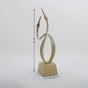 Venta al por mayor escultura expresionista abstracta esculturas de metal figurativas acentos decorativos personalización Material de alta calidad - Product Image 5