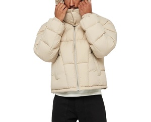 Blousons matelassés à capuche unisexes OEM personnalisés, imperméables, en polyester, de qualité supérieure, épais, pour l'hiver 2026 - Product Image 1