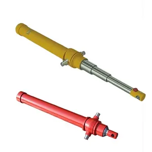 Hydraulic Cylinders Front Lifting Tipping/Tipper Truck Semi Trailer For Construction Works