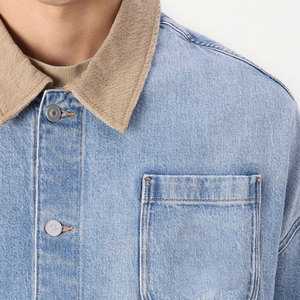 Chaqueta vaquera de marca para hombre disponible para etiquetas personalizadas Pedidos a granel y etiquetas privadas - Product Image 4