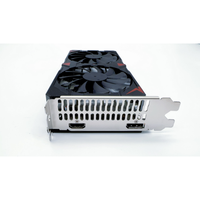 Nouvelle carte graphique de jeu pour ordinateur de bureau 4 Go GDDR6 64 bits PCIe 4.0 DisplayPort avec ventilateur pour GPU Radeon RX 6500 XT