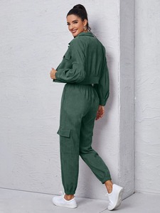 Chándal de poliéster al por mayor para hombre, conjunto deportivo de dos piezas, chaqueta y pantalones con cremallera, traje de entrenamiento para gimnasio, proveedor OEM - Product Image 3