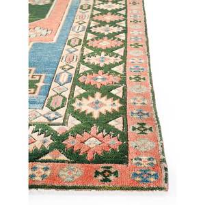 Tapis en laine faits main Nuray, motifs médaillon rectangulaires multi-nœuds pour la maison, le couloir, l'entrée, le salon 9x12 - Product Image 4