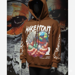 Sudadera con Capucha OEM para Hombre, Bordado Personalizado, Sudadera Extra Grande, Estilo Urbano, Estampado Completo, Sudadera con Capucha Gráfica Unisex - Product Image 5