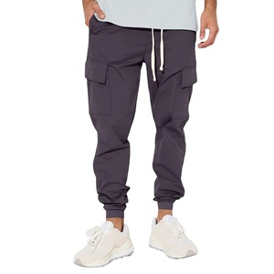 Pantalones de chándal informales de cintura media para hombre, ropa de calle personalizada, ajuste holgado con cierre de cordón, venta al por mayor para uso en el gimnasio 2026 - Product Image 2