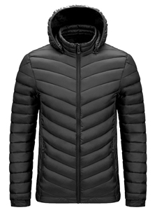 Tùy Chỉnh Nóc Xuống Màu Xanh Mùa Đông OEM Người Đàn Ông Ấm Áp Giá Rẻ Xuống Áo Khoác OEM Người Đàn Ông Của Mùa Đông Nóc Áo Khoác Độn Áo Ấm Không Thấm Nước 2025 - Product Image 6