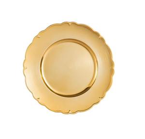 Pièce unique en or pur de style vintage pour décoration plate d'articles ménagers et de restaurants au prix le plus bas - Product Image 5