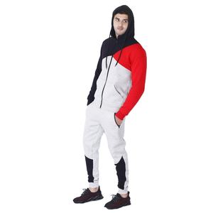 Vente en gros de survêtements pour hommes 100% coton de haute qualité ensemble de vêtements de sport grande taille - Product Image 5