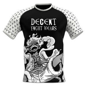 Rashguard BJJ à manches courtes personnalisé, respirant, à compression, pour enfants et adultes - Équipement d'entraînement professionnel de grappling MMA - Product Image 1