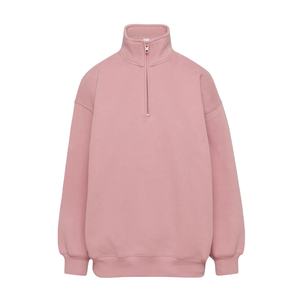 Sweat-Shirt personnalisé brodé 300 GSM 100% coton polaire/éponge, col ras du cou pour femme, vente en gros - Product Image 6