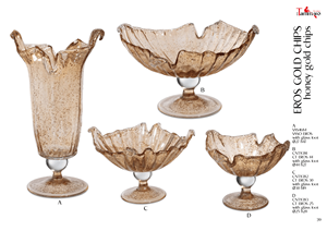 Chips de Cristal Murano Eros Gold de Tammaro Home, Decoración de Lujo para el Hogar, Diseño Italiano Artesanal Premium - Product Image 2