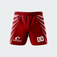 Pantalones Cortos de Rugby Duraderos y Ligeros para Hombre, Corte Automatizado, Logotipo del Equipo Personalizado, Secado Rápido, Alta Calidad, Tallas Grandes