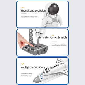 Space Shuttle giocattoli Astro Venture Set di astronave simulatore di astronave aereo da caccia modello di stelo veicolo spaziale per bambini - Product Image 3