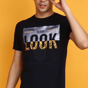 บริการขายส่ง ODM OEM เสื้อยืดแขนสั้นผู้ชาย ผ้าฝ้าย/ใยไผ่ รับออกแบบโลโก้ พิมพ์ลายสกรีน คุณภาพสูง - Product Image 2