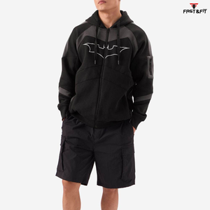 เสื้อฮู้ดของผู้ชายผ้าคอตตอน100% สำหรับออกกำลังกายเล่นยิมแขนยาวแห้งเร็วสำหรับฤดูหนาว - Product Image 5