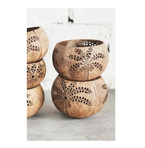 100% Natural Design Home <b>Decor</b> Kitchenware <b>Item</b> Coconut Serving Bowl Indoor Salad Bowls With Polished and Available - Product Image 4