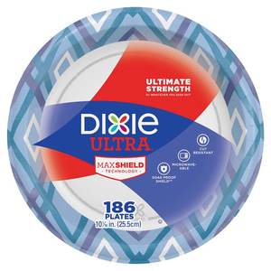 Dixie Ultra 10 1/16 en assiette en papier 186 pièces - Product Image 2