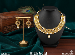 Nouveaux bijoux polonais Rajwadi Antique à la mode 36.6cm Mangalsutra pour les femmes 43gm création de pierre naturelle pour les occasions spéciales de mariage - Product Image 4