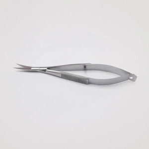 Meilleure qualité à la main Sharp Micro printemps ciseaux cils Durable en acier inoxydable matériel incurvé manucure cuticule ressort - Product Image 5