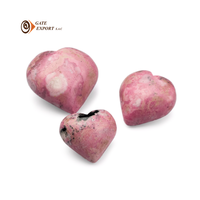 Corazón en forma de rodonita, peruano, 2023 NATURAL, buena energía, amor, holístico, trabajo artesanal, RELAX, 100%