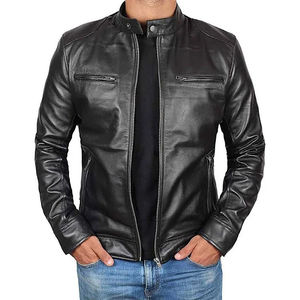 Chaqueta de Cuero Ligera y Elegante para Hombre, Nueva, a Precio Económico, en Oferta, de Buena Calidad y Cómoda - Product Image 1