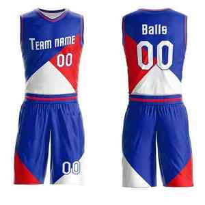 Uniformes de baloncesto personalizados con bordado o impresión por sublimación disponibles en varios tamaños de colores para competiciones deportivas - Product Image 1