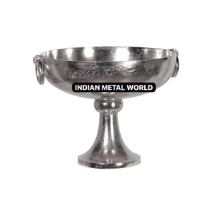 Handmade Silver Polished Metal <b>Chocolate</b> Serving Bowl for <b>Wedding</b> Occasions-Hotel Ware Dessert Holder Elegant Dining Accessory - Product Image 3