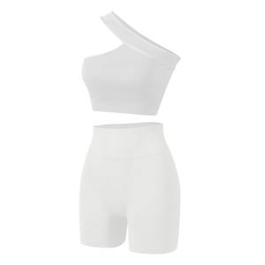 Fabricants de vêtements de sport personnalisés, vêtements de sport en spandex, vêtements de sport athlétiques pour femmes, vêtements de yoga, ensembles de vêtements de sport 2 pièces - Product Image 2