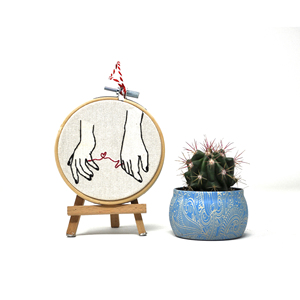 ศิลปะการปักแบบสมัยใหม่ - ธีมลายเส้น วงกลมขนาด 10 ซม. - Product Image 6