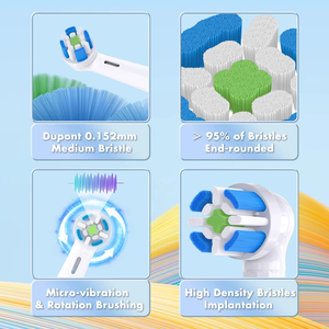 Eco-Friendly Recyclable Electric <b>Toothbrush</b> <b>Head</b> for Household Hotel and Outdoor Use - Product Image 5