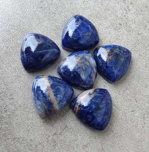 Trillón de Sodalita Natural Alto Pulido 3mm 5mm 10mm 12mm y Todos los tamaños calibrados disponibles Fabricación para mujeres Collar fino - Product Image 6