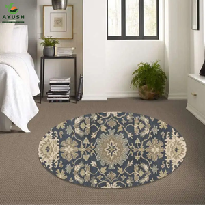 Tapis léger et respirant en laine, rembourré et fait à la main, pour la chambre à coucher et le salon - Product Image 2