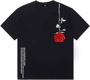 Camisetas Casuales Extra Grandes para Hombre, 100% Algodón, Ropa Urbana Personalizada, Impresión de Logotipo en Degradado de Gran Área, Personalizable para Camisetas Polo Cortas - Product Image 3