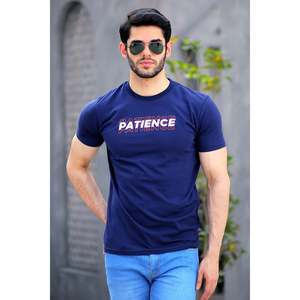Camiseta Casual Gráfica para Hombre Unze London, Modelo 'GUANA', 100% Algodón Orgánico, Talla Grande, Mezcla de Algodón y Fibra de Bambú - Product Image 3