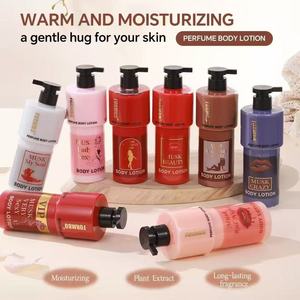 Lotion corporelle <span class=keywords><strong>parfum</strong></span>ée florale de luxe 450 ml, <span class=keywords><strong>parfum</strong></span> longue durée, hydratante, extrait de plantes pour femmes, vente en gros OEM - Product Image 1