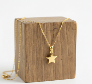 Custom Made High Quality 925 Sterling <b>Silver</b> Star <b>Pendant</b> Dainty <b>Chain</b> Necklace Men's Rose Gold Luxury Certified Fine Gift Rudra - Product Image 5