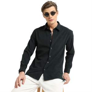 Camisa de pana para todo tipo de clima para hombre, material de felpa suave que le mantiene cómodo de otoño a primavera - Product Image 4