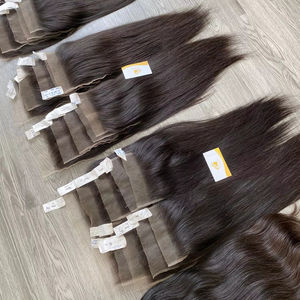 Cabello Humano Vietnamita Virgen 100% No Remy, Transparente HD para Cierre de Encaje, 6x6, Doble Trama a Máquina, Gran Stock, Venta Caliente - Product Image 1