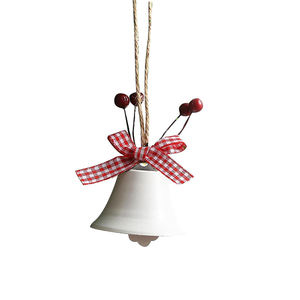 Brass Bell with Mirror <b>Polish</b> with <b>Wooden</b> Handle Christmas Bell Indian Metal Bell Made in Brass - Product Image 3