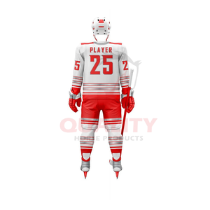 Les nouveaux uniformes de hockey sur glace 2025 abordables pour les hommes et les jeunes comprennent un maillot et un pantalon conçus pour le confort et le style de la performance. - Product Image 4