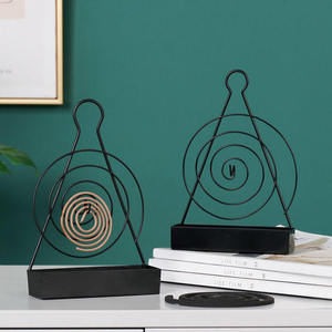 Artesanías Soporte de bobina de hierro Organizador de soporte de metal decorativo para el hogar Cocina Restaurante Café y uso diario - Product Image 1
