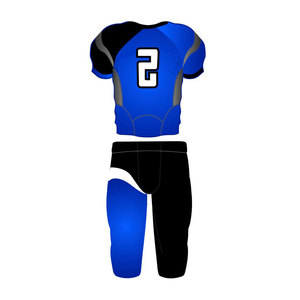 Uniforme de Fútbol Americano Personalizado con Estampado Digital, Transpirable, Antibacterial, Tallas Grandes, Conjunto de Jersey y Pantalones para Adultos - Product Image 2