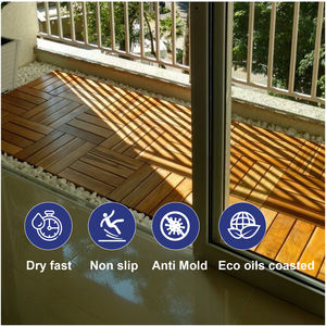 Azulejos modernos de cubierta de madera ACacia, diseño de enclavamiento de PVC impermeable de fábrica de Vietnam, embalaje tomizado suave para uso en interiores y exteriores - Product Image 6