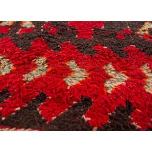 Alfombra de Lana Anudada a Mano Kiaan, Diseño Geométrico Abstracto Rojo Naranja, para Adolescentes, para Entrada, Pasillo, Modelo Pae-5353, Rectangular 9x12 - Product Image 3