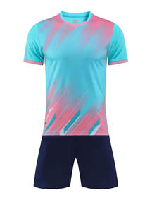 Conjuntos de camiseta de fútbol con logotipo personalizado, uniformes cómodos de secado rápido de alta calidad, camisetas y camisetas de verano - Product Image 2