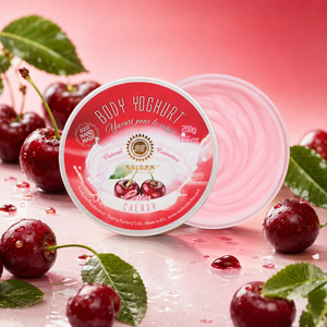 Yogurt Corporal Cherry Spa, Crema Corporal Humectante y Nutritiva con Aroma Frutal, Cuidado Ligero para una Piel Suave, Tersa y Sedosa, Crema Corporal Premium - Product Image 1